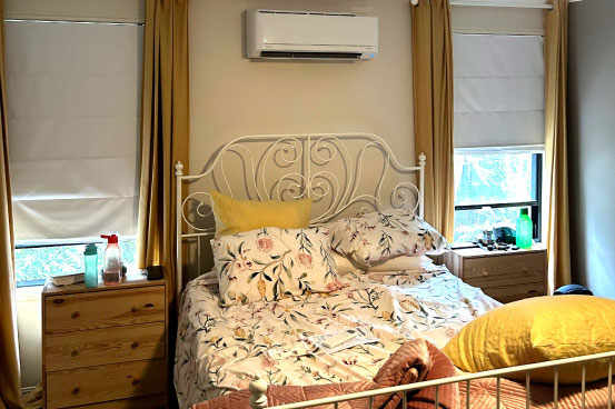 butler breeze air conditioning bedroom